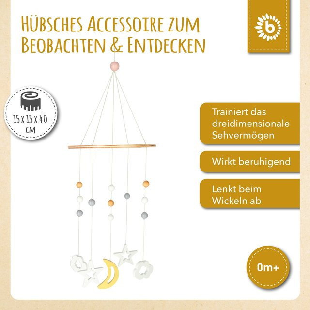 Bieco Mobile Holz Sternenhimmel ab Geburt - Bild 1