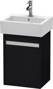 Duravit Waschtischunterschrank Ketho, wandhängend, Eiche schwarz matt, B/T/H: 40 x 32 x 55 cm - Bild 1