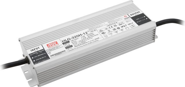 Meanwell LED-Netzteil 264W 12V IP67 in Silber - Bild 1