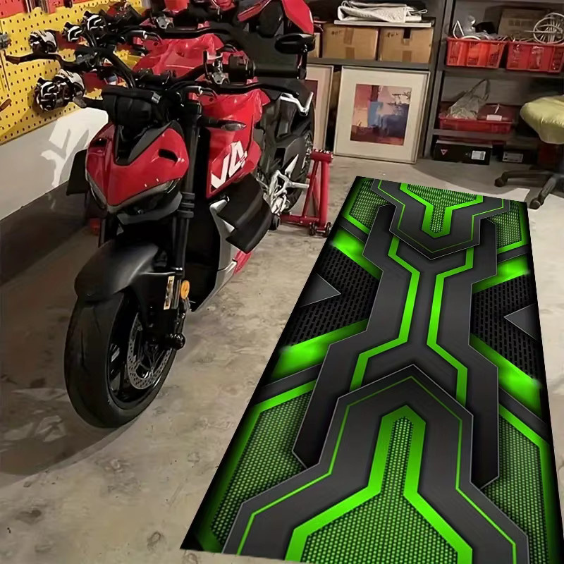 VIKAMA Motorradmatte rutschfest und pflegeleicht in Plain Design - Bild 4