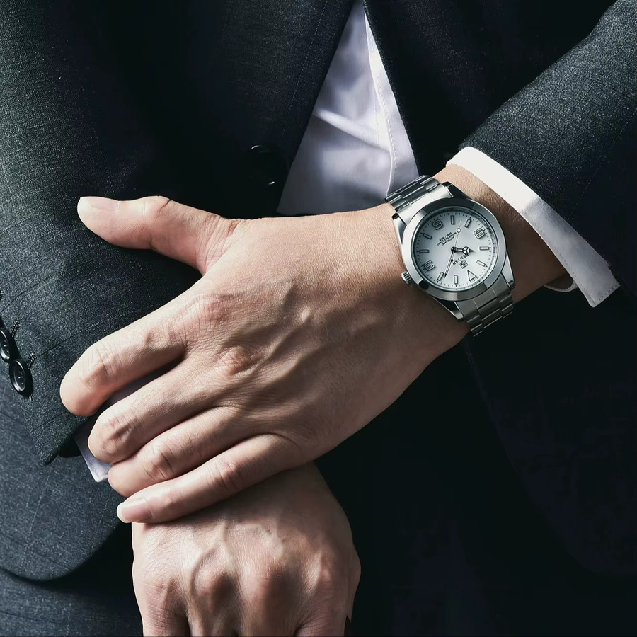 BENYAR Armbanduhr Automatik, Edelstahl, Schwarz, Herren - Bild 5