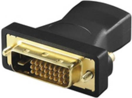 Good Connections Adapter HDMI 19-pol Buchse auf DVI-D 24+1 Stecker in Schwarz, vergoldet - Bild 1