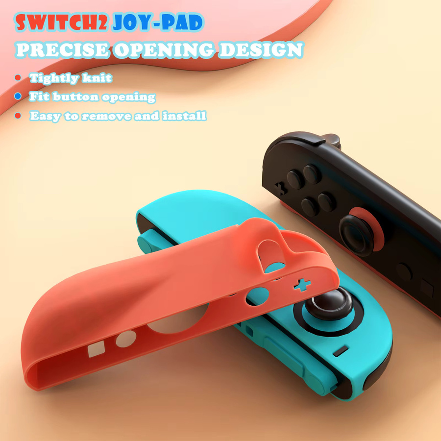 Silikon Soft Case Hand Grip Schutzhülle für Nintendo Switch 2 Joy-Con Controller in Multicolour - Bild 3