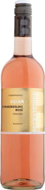 Becksteiner Winzer Kilian Schwarzriesling Roséwein, Baden, 2024, halbtrocken, 0,75 l - Bild 1