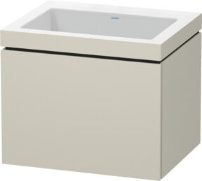 Duravit Waschtischunterschrank L-Cube c-bonded, wandhängend, Tau matt, B: 60 cm, T: 48 cm, H: 50 cm - Bild 1