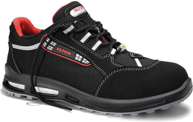Elten Sicherheitshalbschuh Senex Xxt Esd S3 in Schwarz-Rot, Größe 44 - Bild 1