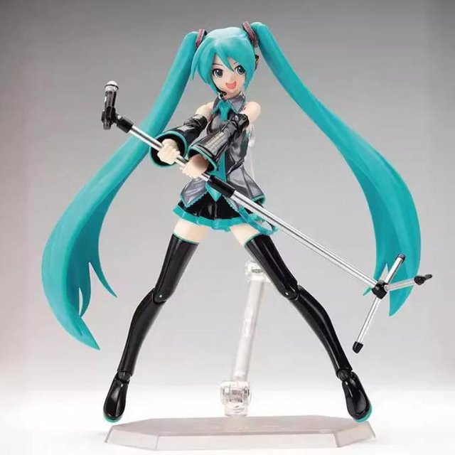 Hatsune Miku Figma 014 Anime Mädchen Figur, Puppe, ab 14 Jahren - Bild 1