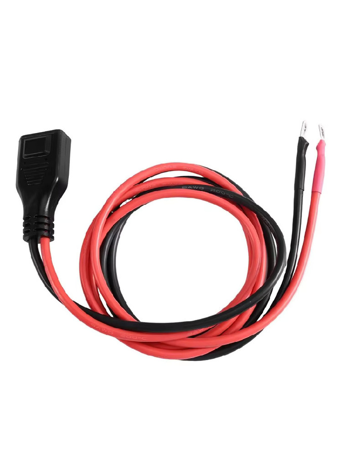 Ecoflow FULL-50A Verlängerungskabel 8AWG als Erweiterungsadapterkabel für Zusatzbatterien in Rot - Bild 1