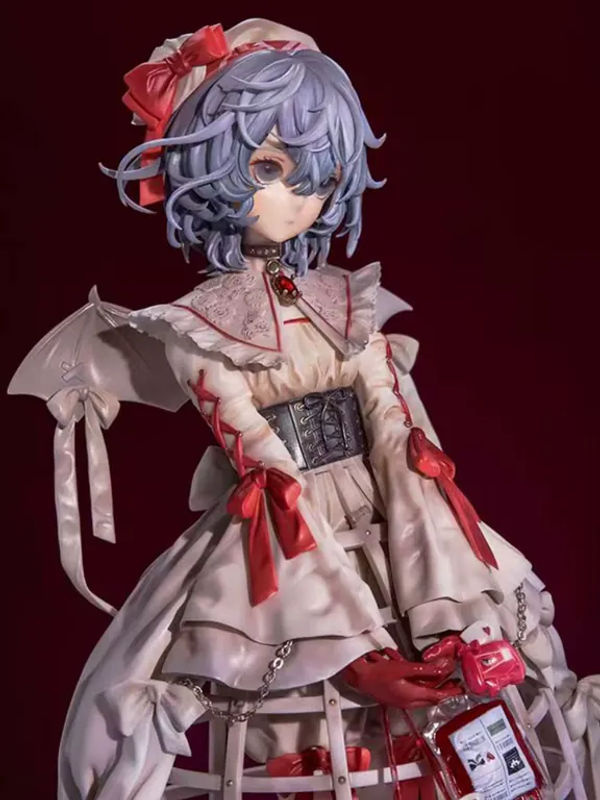 Bandai Remilia Scarlet Anime Actionfigur aus Touhou Project, weißes Vampir-Mädchen aus Kunststoff, Höhe: 27 cm - Bild 4