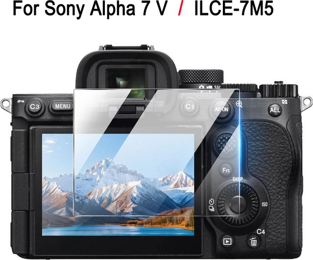 PULUZ Displayschutzfolie aus gehärtetem Glas für Sony Alpha 7 V ILCE-7M5, transparent, kratzfest und anti-fingerabdruck - Bild 1