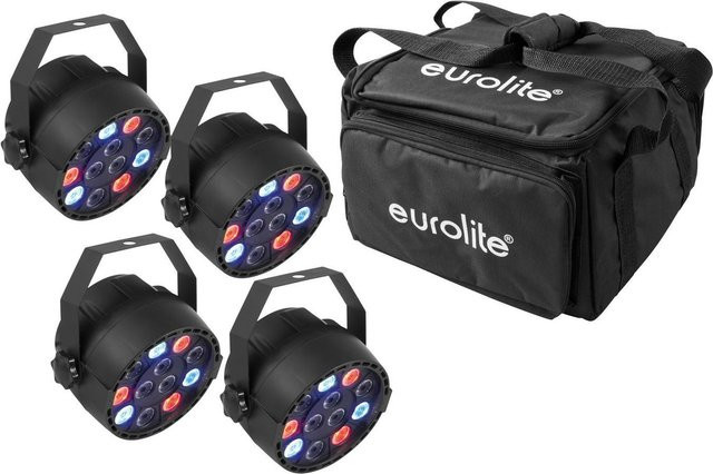 EUROLITE LED Party Spot Set in Schwarz mit Soft-Bag - Bild 1