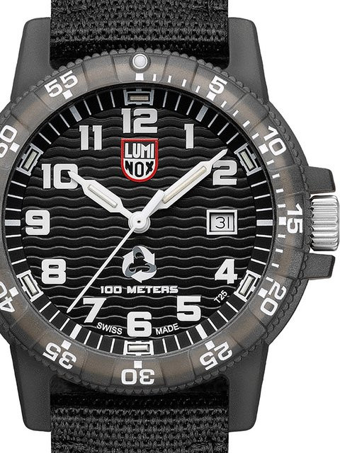 Luminox Herrenuhr, Quarz, Kunststoff, 44 mm, Textil/NATO, Schwarz, 10 ATM - Bild 1