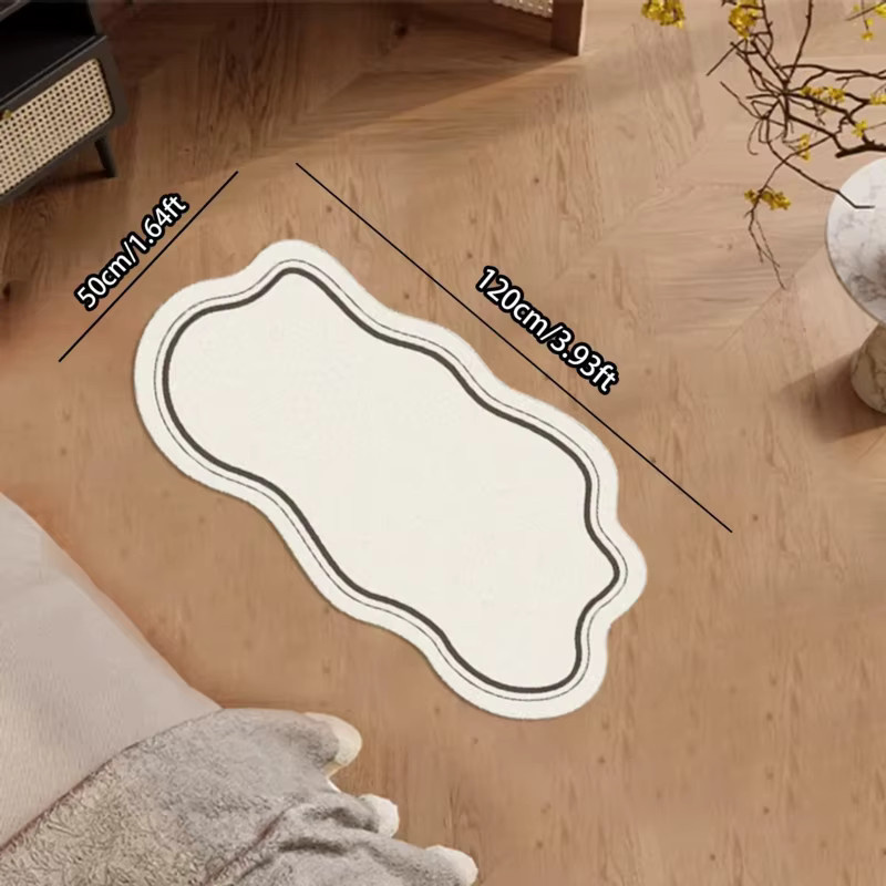VIKAMA Moderner Wolkenform Teppich in organischem Design für Wohnzimmer und Schlafzimmer - Bild 2