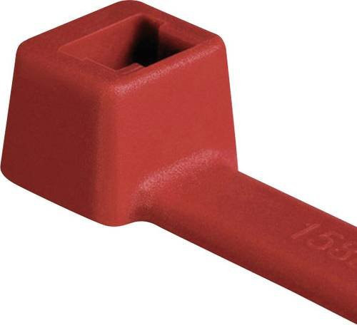 HellermannTyton Kabelbinder T80R-N66-RD-C1 in Rot, 100 Stück - Bild 1