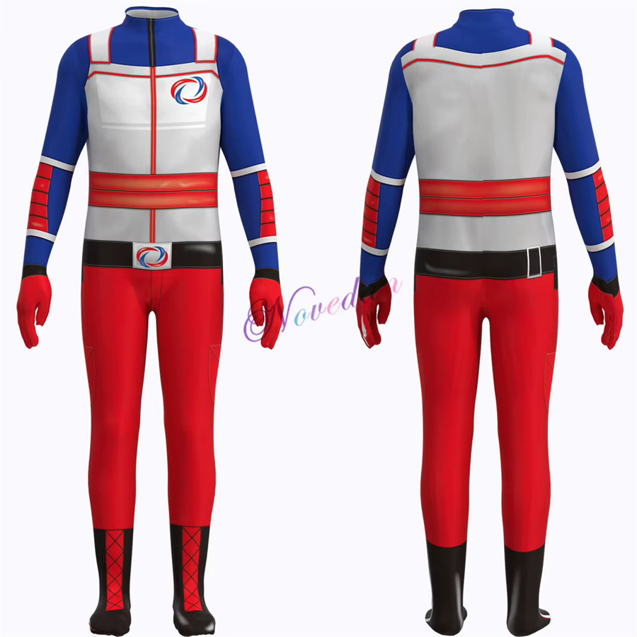 Henry Danger Cosplay Kostüm, Superheld Overall Outfit, Jungen - Bild 3