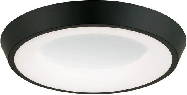 Orion Leuchten LED Deckenleuchte Look in Schwarz mit Durchmesser: 55 cm, dimmbar, 3500lm, 3000K Warmweiß - Bild 1