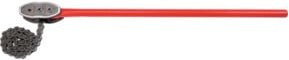 Rothenberger Ketten-Rohrzange HEAVY DUTY 6" aus Edelstahl in Rot - Bild 1
