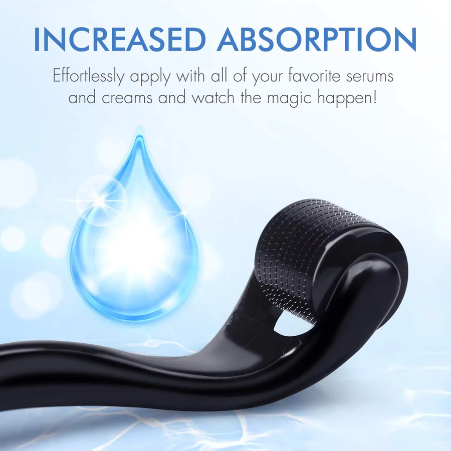 miqmi Derma Roller für Gesicht, Körper und Haare, Unisex - Bild 5