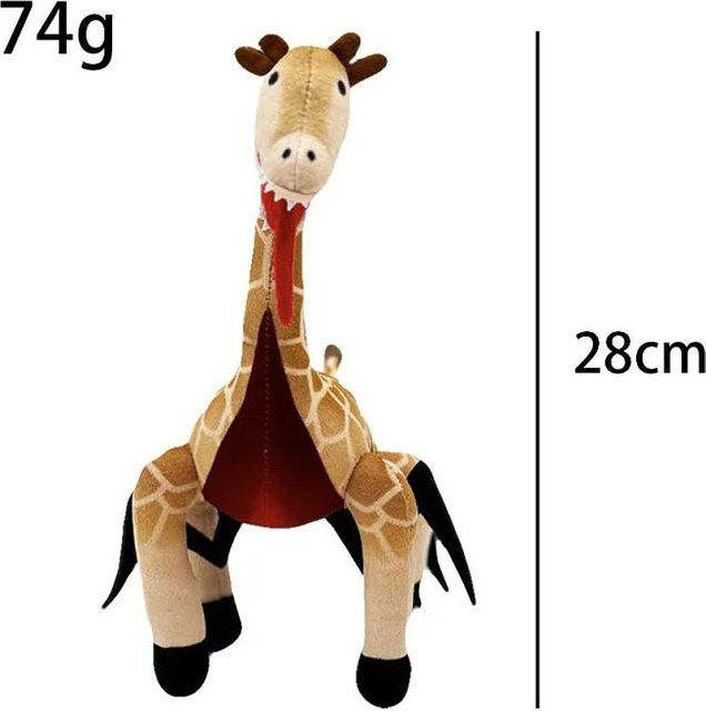 Yiran toy Zoochosis Plüschtier, 28cm, bunt/mehrfarbig - Bild 1
