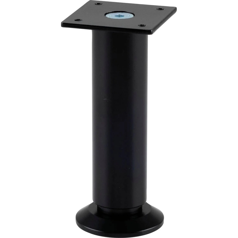 Simausrom Möbelfuß aus Aluminium in Schwarz Matt, Durchmesser: 30 mm, Länge: 100 mm, höhenverstellbar - Bild 2