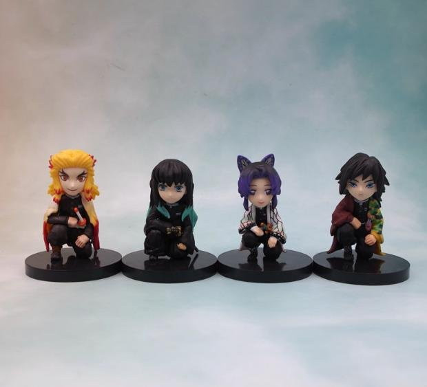 BANDAI Demon Slayer WCF Dämonentöter Figur 4-teiliges Set - Bild 1
