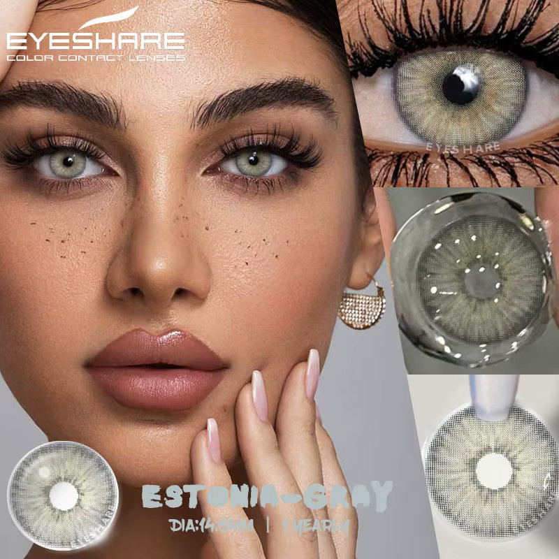 EYESHARE Farbige Kontaktlinsen Jahreslinsen, 2 Linsen - Bild 2