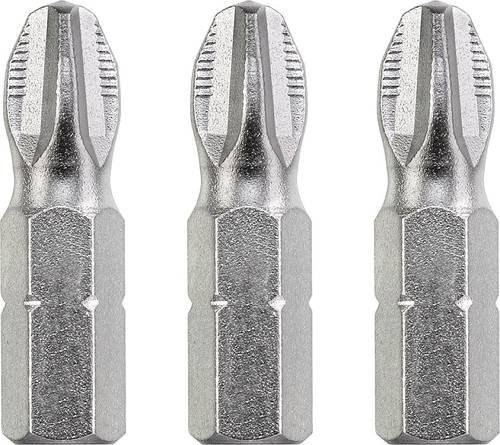 Kwb Kreuzschlitz-Bits PH 3er-Set aus Stahl in Silber - Bild 1