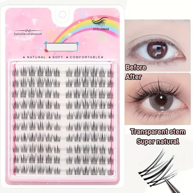 LIMEIKAI Künstliche Wimpern, 10er-Set, Cartoon-Stil, Unisex - Bild 1
