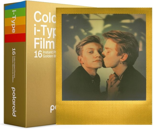 Polaroid i-Type Color Film GoldenMoments in Gold, 2x8 Pack - Bild 1
