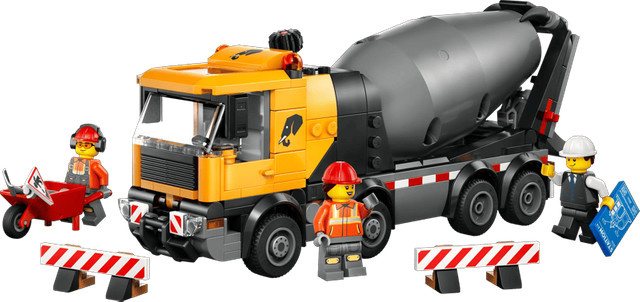 LEGO City Betonmischer Baustelle ab 7 Jahren - Bild 1