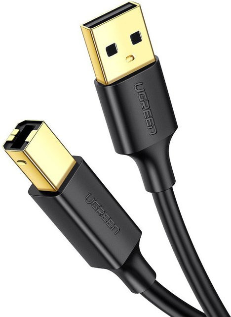 UGREEN USB-A auf USB-B Drucker Kabel, Schwarz, 3 m - Bild 1