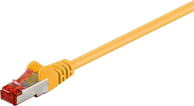 MicroConnect S/FTP CAT6 Ethernet LAN Kabel, Gelb, 50 m - Bild 1