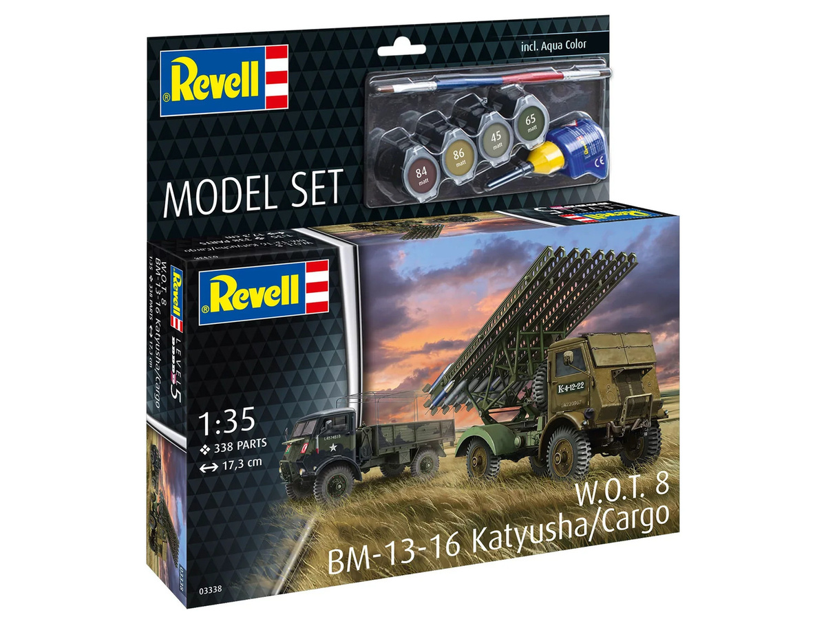 Revell W.O.T. 8 BM-13-16 Katyusha/Cargo, Modellset, 1:35 - Bild 2