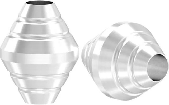 FeNau Zierhülse aus Edelstahl V2A für Rundrohre Ø 12,0 mm, Farbe Silber, matt geschliffen Korn 240 zum Einkleben - Bild 1