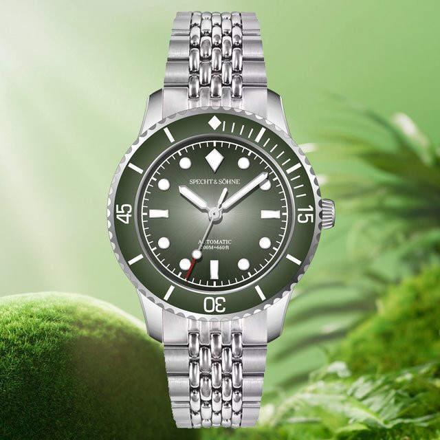 Specht & Söhne Taucheruhr, Automatik, Edelstahl, Saphirglas, Herren - Bild 1