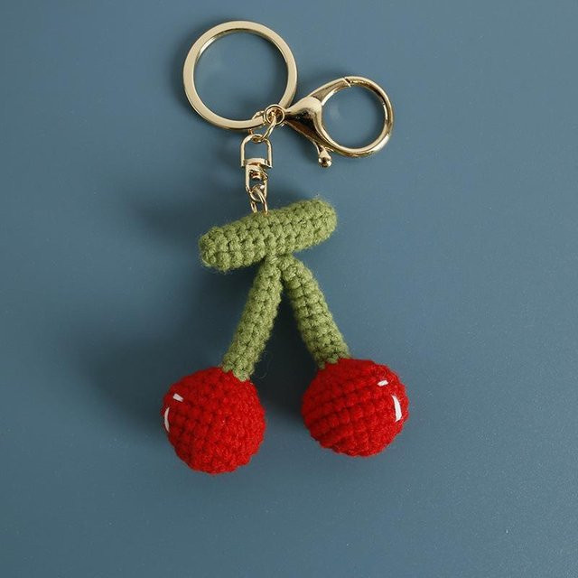 Schlüsselanhänger Linyi toy, Zitronenpuppe, Häkel-Design, black, Unisex - Bild 1