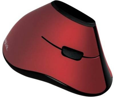 Typhoon Ergonomische Vertikale Funk-Maus 2.4GHz 1200 dpi in Rot - Bild 1