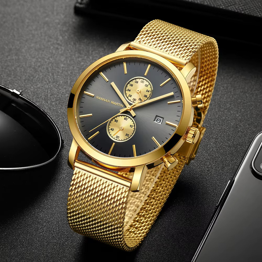 VA VA VOOM Armbanduhr Edelstahl, Quarz, Schwarz, Herren - Bild 3