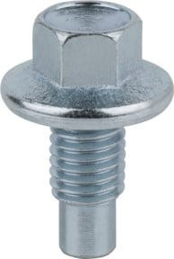 KS Tools Ölablassschraube mit Sechskant-Außenprofil, Farbe: Silber, M12 x 1,75 x 25 mm, 10er-Pack - Bild 1