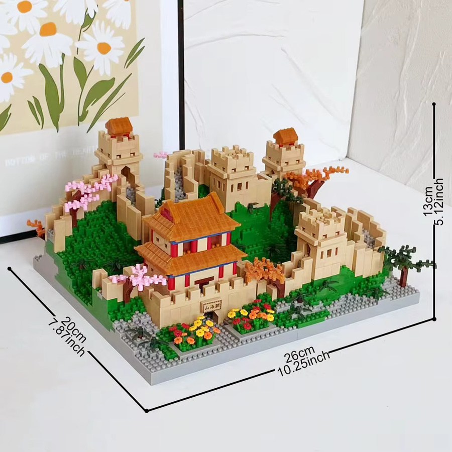 KNEW BUILT Great Wall, Bausteine, 3D-Modellspielzeug, adults - Bild 2