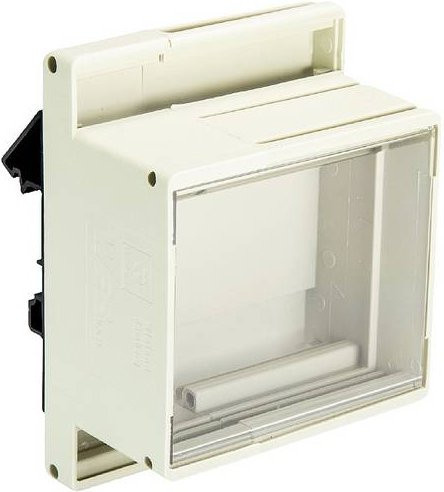 Wieland Electric Hutschienen-Gehäuse aus Kunststoff in Weiß und Transparent, B/T/H: 70,5 x 42 x 96 mm - Bild 1