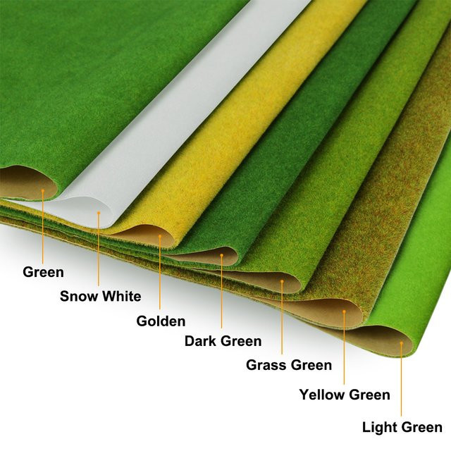 Evemodel Landschaft Gras Matte, Simulation Modell Rasen, Grün - Bild 1