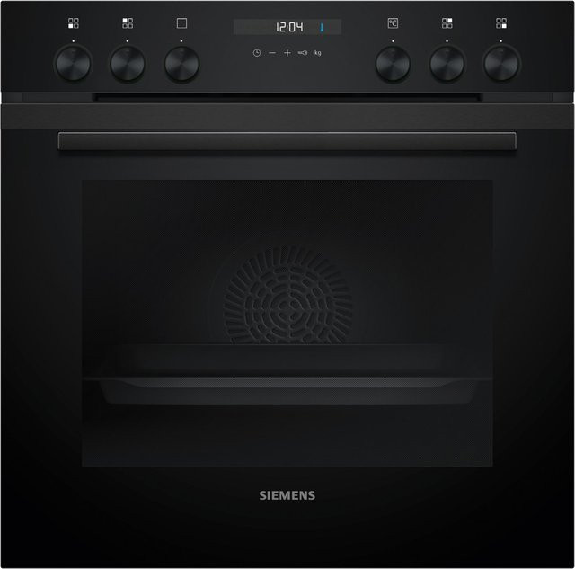 Siemens iQ500 Einbau Elektro-Herd HE217GBB3 in Deep Black, 71 l, Breite: 59,4 cm - Bild 1
