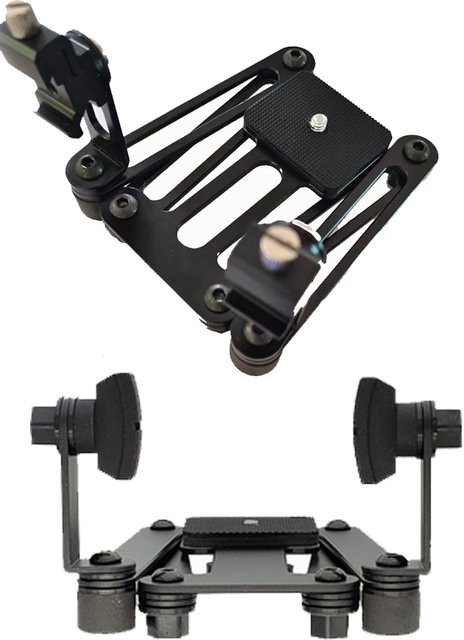 Penivoo Halterung für Makrofotografie Zubehör für Mf12 MK200 MT24N R1C1 in Schwarz - Bild 1
