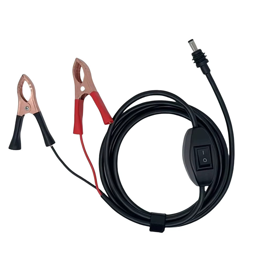 SZKOSTON DC-Stromkabel Verlängerungskabel für Starlink Mini mit Krokodilklemmen und Barrel-Plug, 16AWG, Schwarz - Bild 6