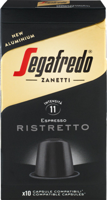 Segafredo Zanetti Espresso Ristretto, Nespresso-kompatibel, Kaffeekapseln, 10 x 51 g - Bild 1