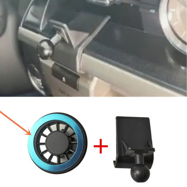 Magnetische Handyhalterung aus ABS-Kunststoff für Lexus ES 200 260 300 (Baujahre 2012-2017) in Schwarz - Bild 1