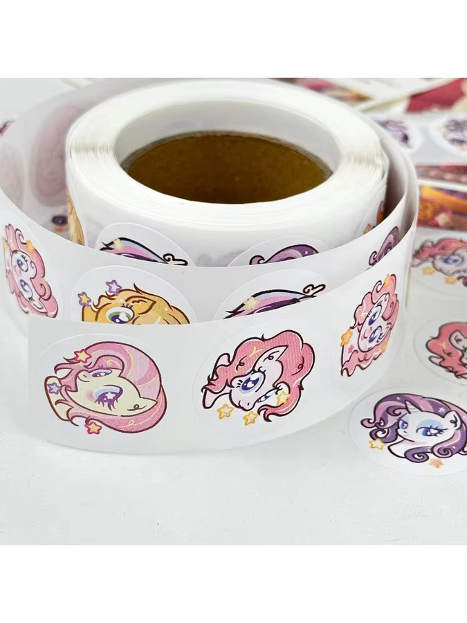 Hasbro My Little Pony Aufkleber, 500 Stück, PVC, multicolour - Bild 5