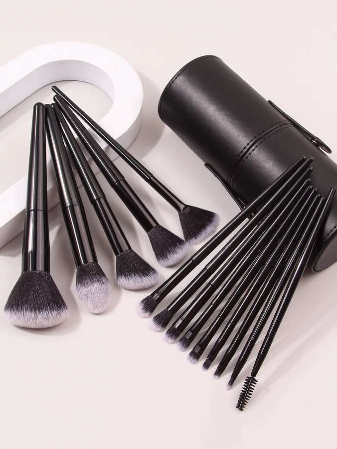 KOSSHOW Make-up-Pinsel-Set mit Pinselhalter, 15-teilig, Unisex - Bild 2