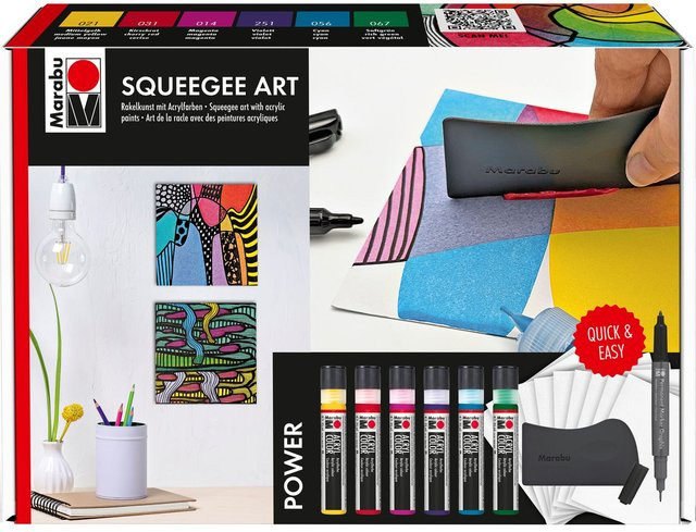 Marabu Acryl Color Squeegee Art Set Multi - Bild 1